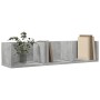 Concrete gray engineering wood wall furniture 75x18x16.5 cm by vidaXL, Shelves and shelves - Ref: Foro24-840435, Price: 23,12...