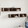 Wall furniture 2 pcs oak brown wood 99x18x16.5 cm by vidaXL, Shelves and shelves - Ref: Foro24-840456, Price: 41,96 €, Discou...