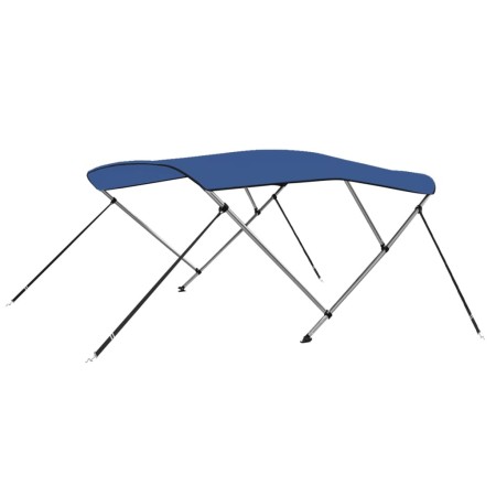 Blue 3-arch Bimini awning 183x196x137 cm by vidaXL, Boat storage covers - Ref: Foro24-92366, Price: 173,76 €, Discount: %