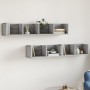 Wall furniture 2 pcs gray Sonoma wood 99x18x16.5 cm by vidaXL, Shelves and shelves - Ref: Foro24-840454, Price: 41,96 €, Disc...