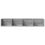 Wall furniture 2 pcs gray Sonoma wood 99x18x16.5 cm by vidaXL, Shelves and shelves - Ref: Foro24-840454, Price: 41,96 €, Disc...