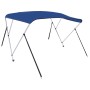 Blue 3-arch Bimini awning 183x196x137 cm by vidaXL, Boat storage covers - Ref: Foro24-92366, Price: 173,76 €, Discount: %