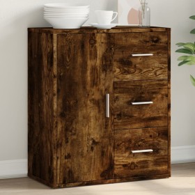 Smoked oak engineered wood sideboard 60x31x70 cm by vidaXL, Sideboards - Ref: Foro24-840475, Price: 77,99 €, Discount: %