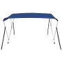 Blue 3-arch Bimini awning 183x196x137 cm by vidaXL, Boat storage covers - Ref: Foro24-92366, Price: 173,76 €, Discount: %