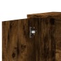 Smoked oak engineered wood sideboard 60x31x70 cm by vidaXL, Sideboards - Ref: Foro24-840475, Price: 78,01 €, Discount: %