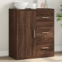 Oak brown engineered wood sideboard 60x31x70 cm by vidaXL, Sideboards - Ref: Foro24-840477, Price: 80,44 €, Discount: %