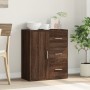 Oak brown engineered wood sideboard 60x31x70 cm by vidaXL, Sideboards - Ref: Foro24-840477, Price: 80,44 €, Discount: %