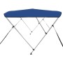 Blue 3-arch Bimini awning 183x196x137 cm by vidaXL, Boat storage covers - Ref: Foro24-92366, Price: 173,76 €, Discount: %