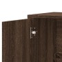 Oak brown engineered wood sideboard 60x31x70 cm by vidaXL, Sideboards - Ref: Foro24-840477, Price: 80,44 €, Discount: %