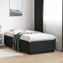 Estructura cama con luces LED madera ingeniería negro 90x190 cm de vidaXL, Camas y somieres - Ref: Foro24-3209661, Precio: 12...