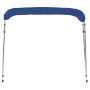 Toldo Bimini de 4 arcos azul 243x210x137 cm de vidaXL, Cubiertas para almacenamiento de barcas - Ref: Foro24-92372, Precio: 2...