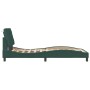 Estructura cama con cabecero terciopelo verde oscuro 100x200 cm de vidaXL, Camas y somieres - Ref: Foro24-3207908, Precio: 15...