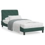 Dark green velvet bed frame with LED lights 90x200 cm by vidaXL, Beds and slatted bases - Ref: Foro24-3213834, Price: 178,29 ...