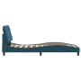 Estructura cama con luces terciopelo azul 90x190 cm de vidaXL, Camas y somieres - Ref: Foro24-3213829, Precio: 177,99 €, Desc...