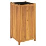 Planter with solid acacia wood lining 50x50x100 cm by vidaXL, Pots and planters - Ref: Foro24-366447, Price: 141,47 €, Discou...