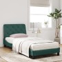 Cama con colchón terciopelo verde oscuro 80x200 cm de vidaXL, Camas y somieres - Ref: Foro24-3208625, Precio: 275,75 €, Descu...