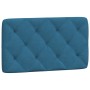 Bed with blue velvet mattress 90x200 cm by vidaXL, Beds and slatted bases - Ref: Foro24-3208638, Price: 277,99 €, Discount: %