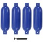 Boat bumpers 4 units blue PVC 51x14 cm by vidaXL, Docking and anchoring - Ref: Foro24-92377, Price: 61,65 €, Discount: %