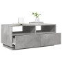 Mesa de centro con luces LED gris hormigón 90x49x40 cm de vidaXL, Mesas de centro - Ref: Foro24-839836, Precio: 108,03 €, Des...