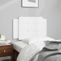 White synthetic leather padded bed headboard 90 cm by vidaXL, Headboards and footboards - Ref: Foro24-374837, Price: 28,99 €,...