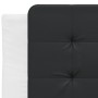 Cabecero de cama acolchado cuero sintético negro y blanco 90 cm de vidaXL, Cabeceros y pies de cama - Ref: Foro24-374842, Pre...