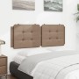 Cappuccino synthetic leather padded bed headboard 120 cm by vidaXL, Headboards and footboards - Ref: Foro24-374854, Price: 38...