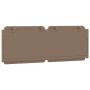 Cappuccino synthetic leather padded bed headboard 120 cm by vidaXL, Headboards and footboards - Ref: Foro24-374854, Price: 38...