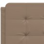 Cappuccino synthetic leather padded bed headboard 120 cm by vidaXL, Headboards and footboards - Ref: Foro24-374854, Price: 38...