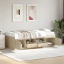 Lounger with Sonoma oak engineered wood drawers 90x190 cm by vidaXL, Beds and slatted bases - Ref: Foro24-3280253, Price: 199...