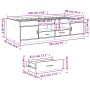 Liege mit Schubladen aus Sonoma-Eichenholzwerkstoff, 90 x 190 cm von vidaXL, Betten und Lattenroste - Ref: Foro24-3280253, Pr...