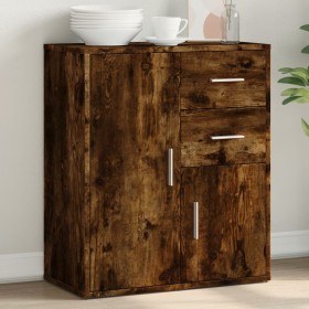 Smoked oak engineered wood sideboard 60x31x70 cm by vidaXL, Sideboards - Ref: Foro24-840482, Price: 74,99 €, Discount: %