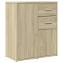 Aparador de madera de ingeniería roble Sonoma 60x31x70 cm de vidaXL, Aparadores - Ref: Foro24-840480, Precio: 83,70 €, Descue...