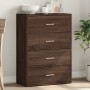 Brown oak engineered wood sideboard 60x31x84 cm by vidaXL, Sideboards - Ref: Foro24-840505, Price: 88,49 €, Discount: %