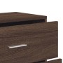 Aparador de madera de ingeniería roble marrón 60x31x84 cm de vidaXL, Aparadores - Ref: Foro24-840505, Precio: 88,49 €, Descue...