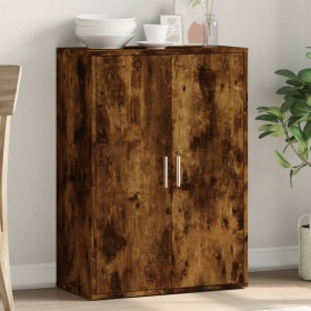 Smoked oak engineered wood sideboard 60x31x84 cm by vidaXL, Sideboards - Ref: Foro24-840489, Price: 77,09 €, Discount: %