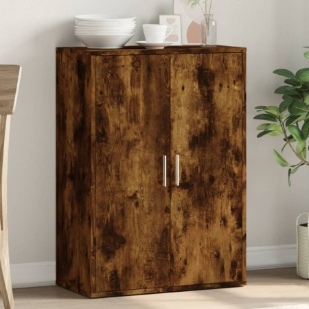 Smoked oak engineered wood sideboard 60x31x84 cm by vidaXL, Sideboards - Ref: Foro24-840489, Price: 73,99 €, Discount: %