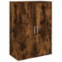 Aparador de madera de ingeniería roble ahumado 60x31x84 cm de vidaXL, Aparadores - Ref: Foro24-840489, Precio: 73,99 €, Descu...