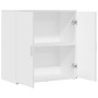 Aparador de madera de ingeniería blanco 79x38x80 cm de vidaXL, Aparadores - Ref: Foro24-840513, Precio: 106,32 €, Descuento: %