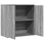 Aparador de madera de ingeniería gris Sonoma 79x38x80 cm de vidaXL, Aparadores - Ref: Foro24-840518, Precio: 99,40 €, Descuen...