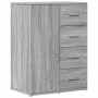 Sonoma gray engineered wood sideboard 59x39x80 cm by vidaXL, Sideboards - Ref: Foro24-840539, Price: 98,99 €, Discount: %