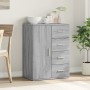 Sonoma gray engineered wood sideboard 59x39x80 cm by vidaXL, Sideboards - Ref: Foro24-840539, Price: 98,99 €, Discount: %