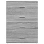 Aparador de madera de ingeniería gris Sonoma 60x39x80 cm de vidaXL, Aparadores - Ref: Foro24-840532, Precio: 98,76 €, Descuen...