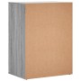 Aparador de madera de ingeniería gris Sonoma 60x39x80 cm de vidaXL, Aparadores - Ref: Foro24-840532, Precio: 98,76 €, Descuen...