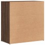 Aparador de madera de ingeniería marrón roble 79x38x80 cm de vidaXL, Aparadores - Ref: Foro24-840526, Precio: 100,42 €, Descu...