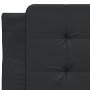 Bed with black synthetic leather mattress 100x200 cm by vidaXL, Beds and slatted bases - Ref: Foro24-3208845, Price: 269,59 €...