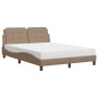 Cama con colchón cuero sintético capuchino 140x200 cm de vidaXL, Camas y somieres - Ref: Foro24-3208870, Precio: 461,45 €, De...