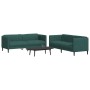 2-piece sofa set dark green fabric by vidaXL, Sofas - Ref: Foro24-3209242, Price: 552,99 €, Discount: %