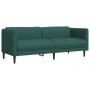 2-teilige Sofagarnitur aus dunkelgrünem Stoff von vidaXL, Sofas - Ref: Foro24-3209242, Preis: 553,99 €, Rabatt: %