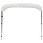 Toldo Bimini de 3 arcos blanco 183x196x137 cm de vidaXL, Cubiertas para almacenamiento de barcas - Ref: Foro24-92362, Precio:...