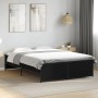 Estructura de cama madera de ingeniería y metal negro 140x190cm de vidaXL, Camas y somieres - Ref: Foro24-3279897, Precio: 13...